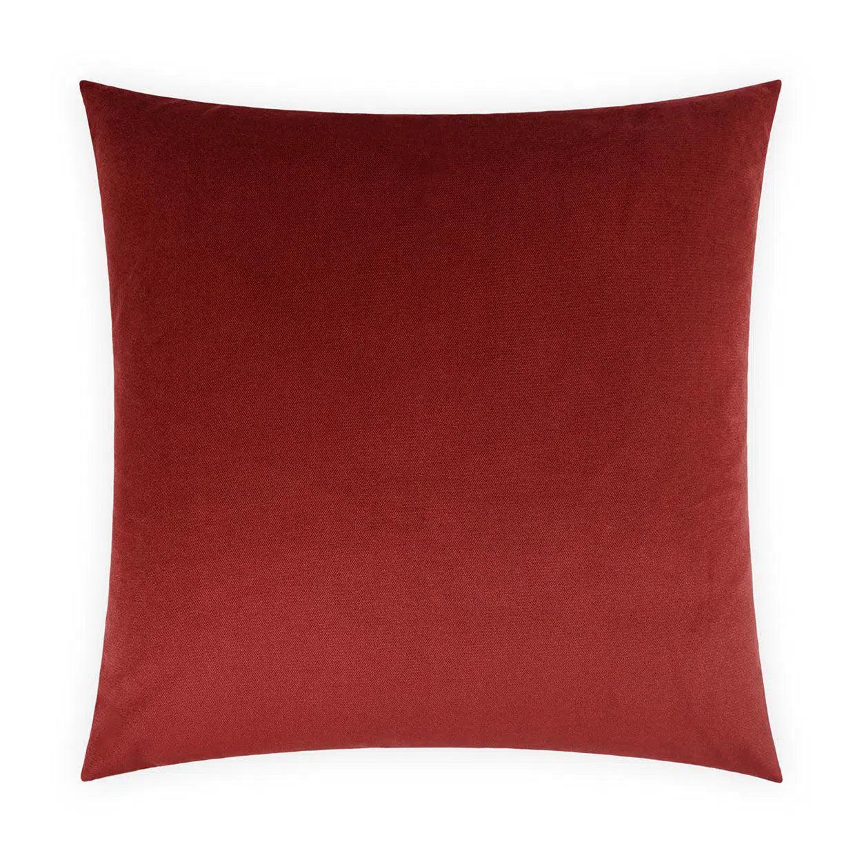 Belvedere Sangria Red Throw Pillow With Insert