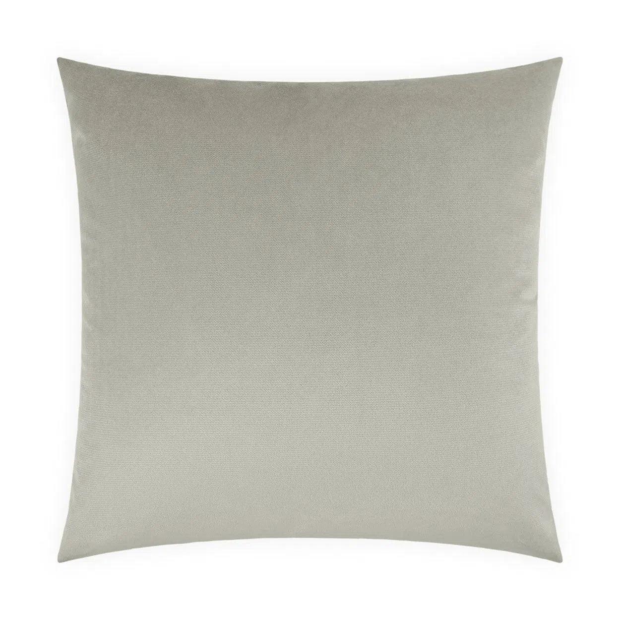 Belvedere Whisper Grey Throw Pillow With Insert