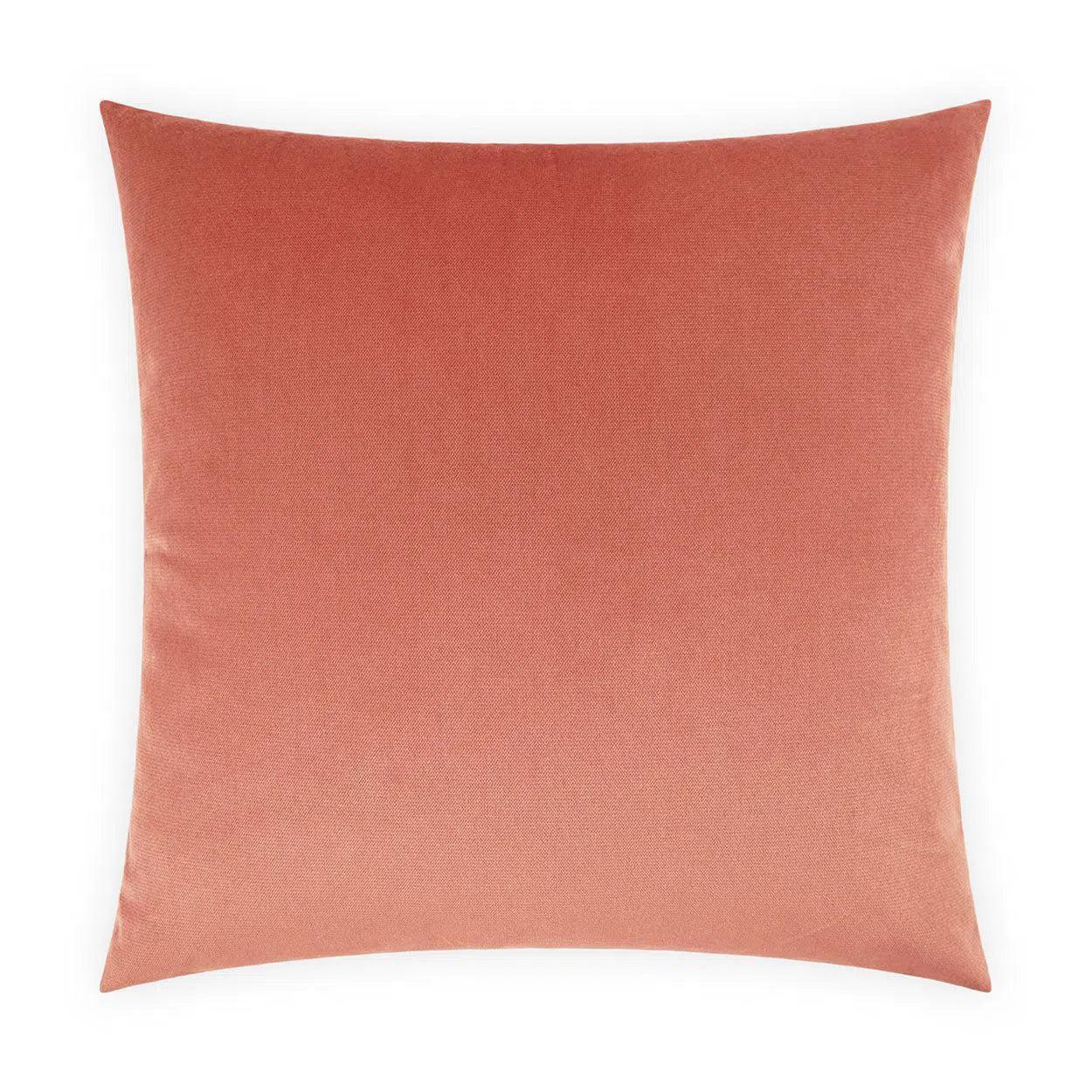 Belvedere Blush Coral Throw Pillow With Insert