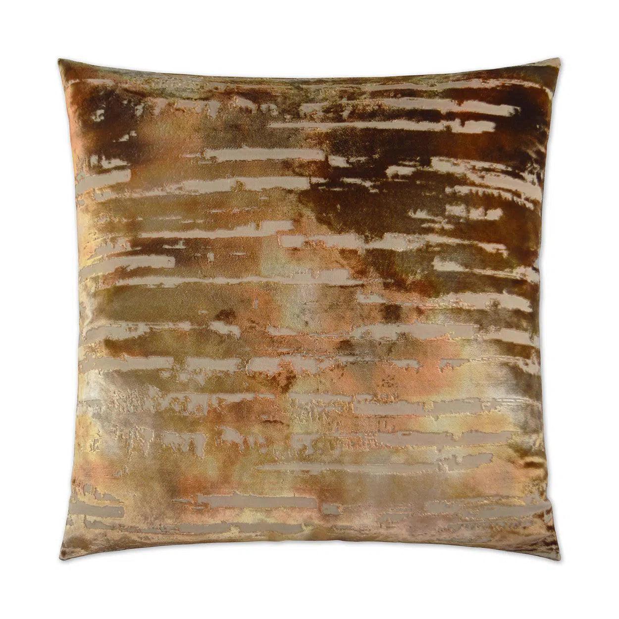 Bonbons Caramel Brown Throw Pillow With Insert