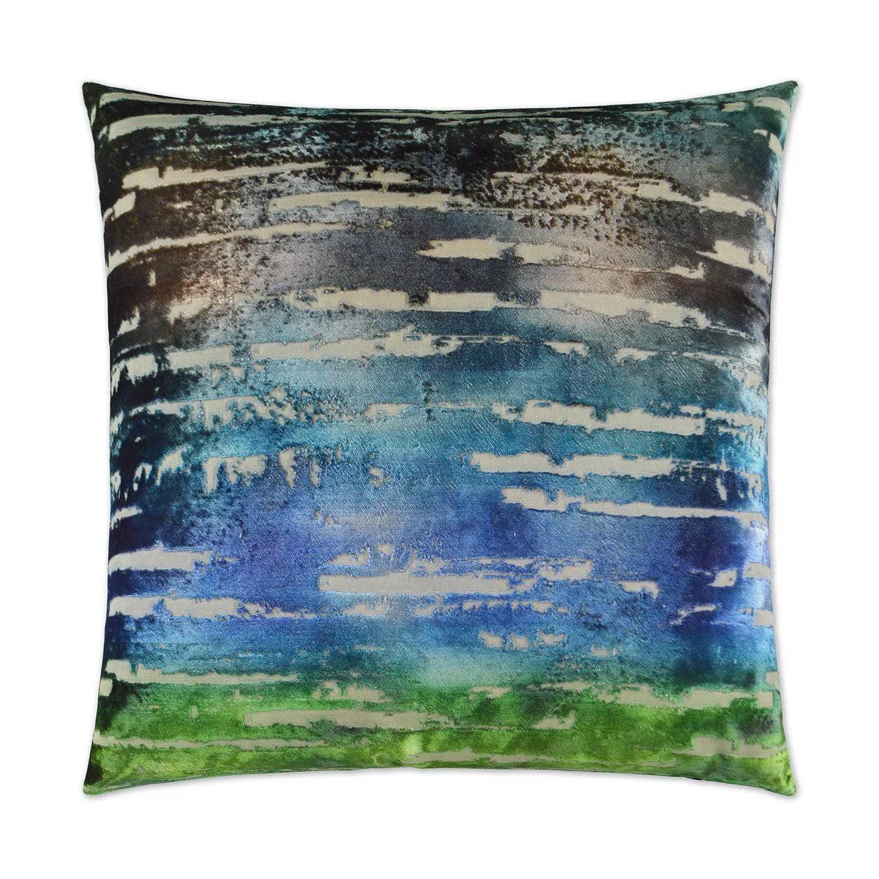 Bonbons Emerald Multi Color Throw Pillow With Insert