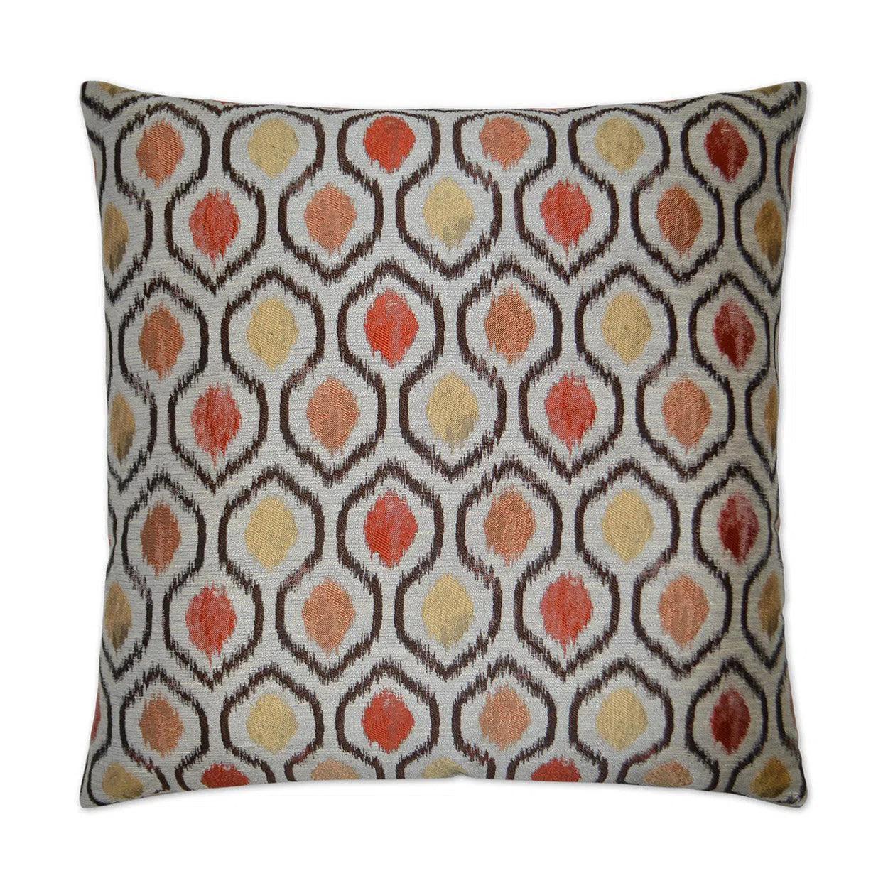 Brandon Brick Red Throw Pillow With Insert