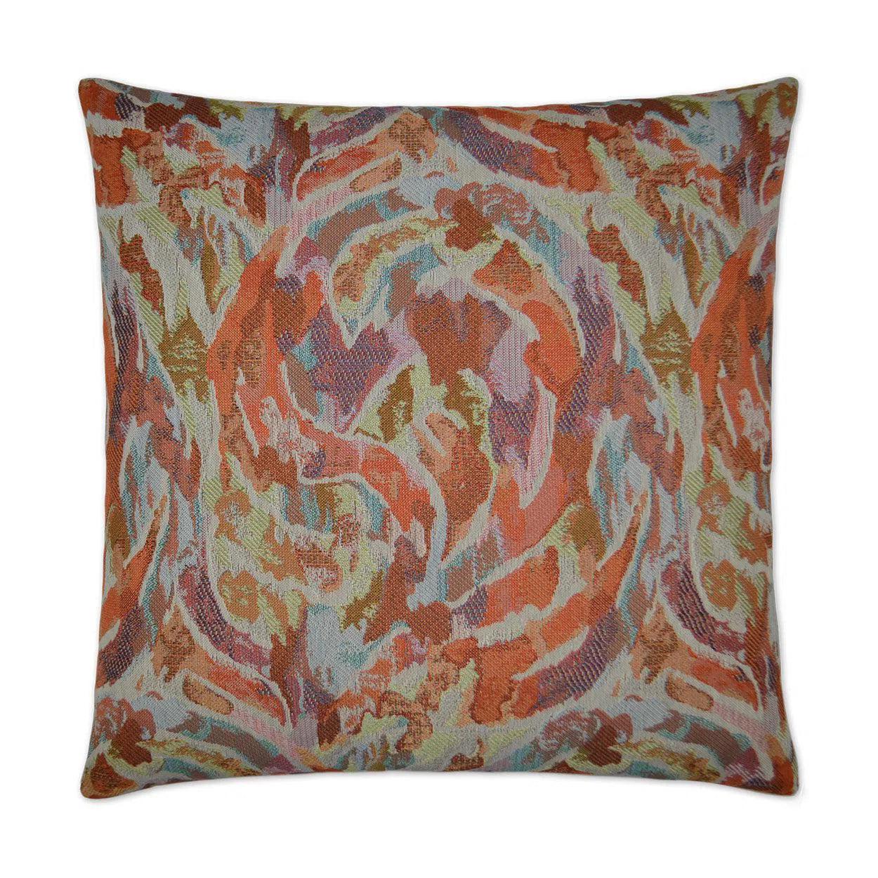 Colorific Multi Color Throw Pillow With Insert