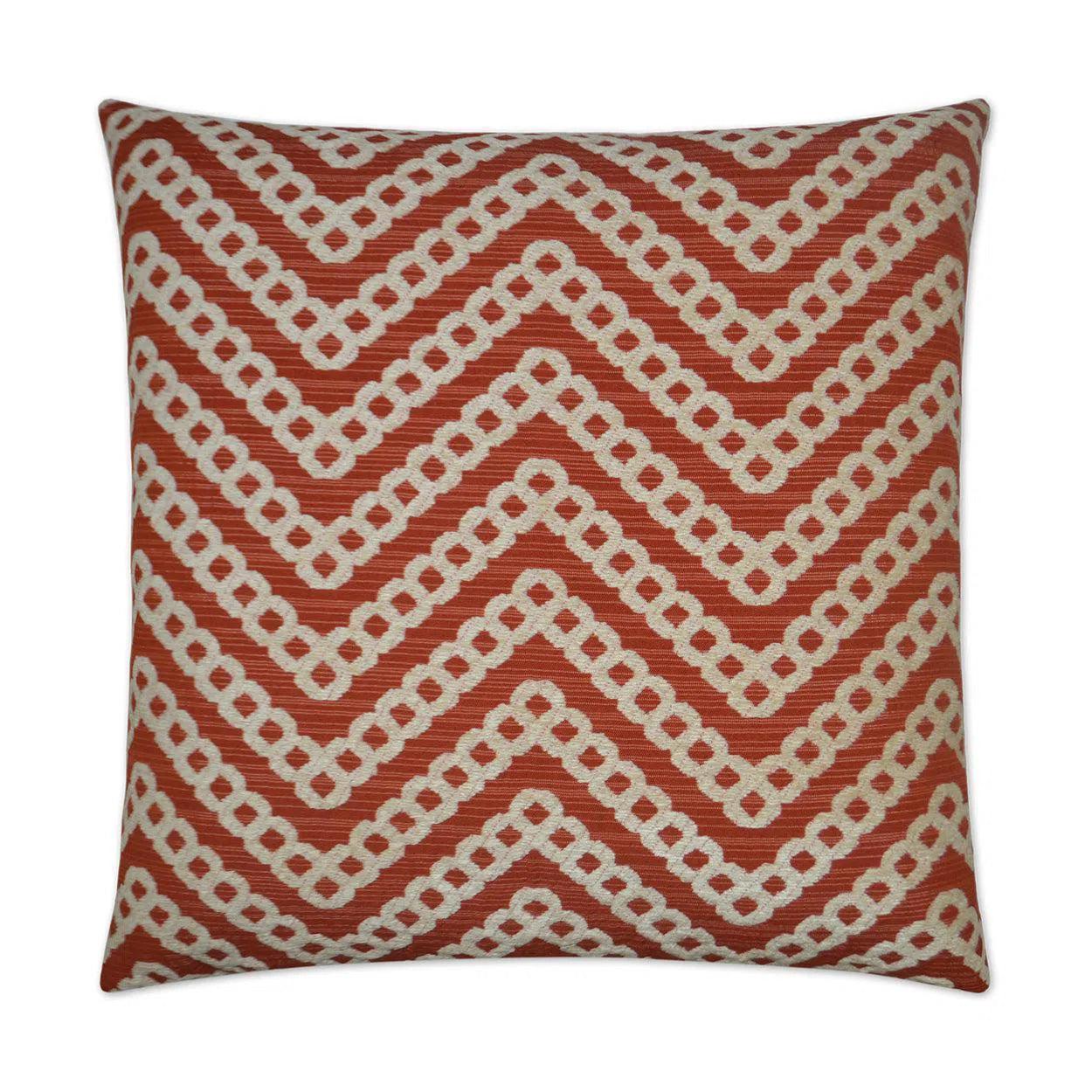 Daumier Mango Red Throw Pillow With Insert