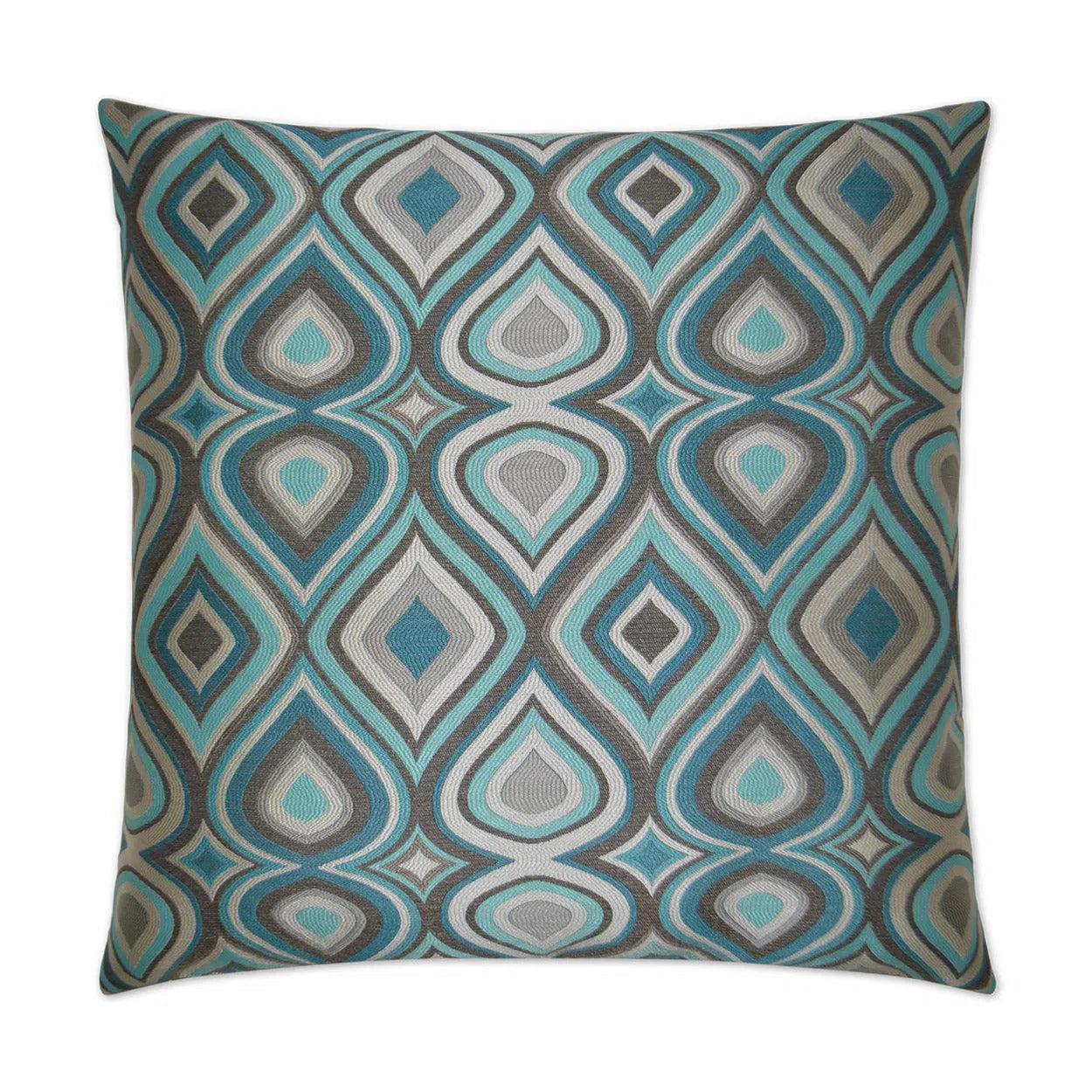 Doyle Blue Throw Pillow With Insert