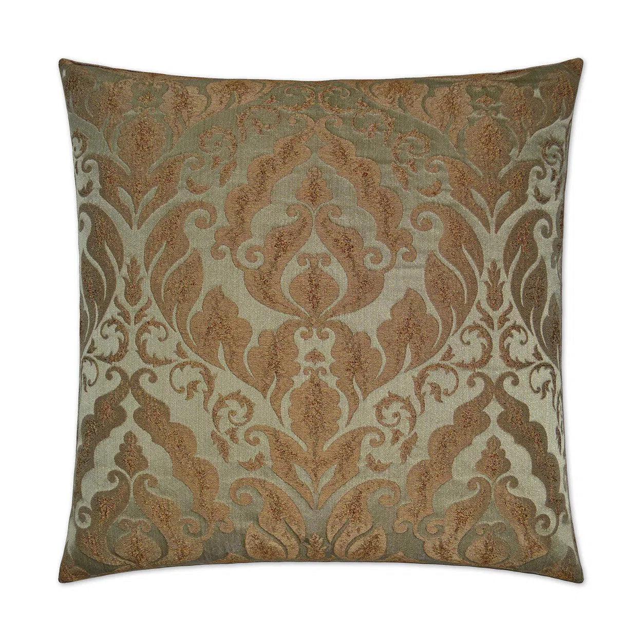 Fantasia Brown Throw Pillow With Insert