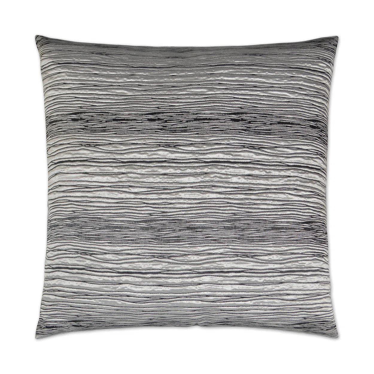 Faultline Grey Throw Pillow With Insert