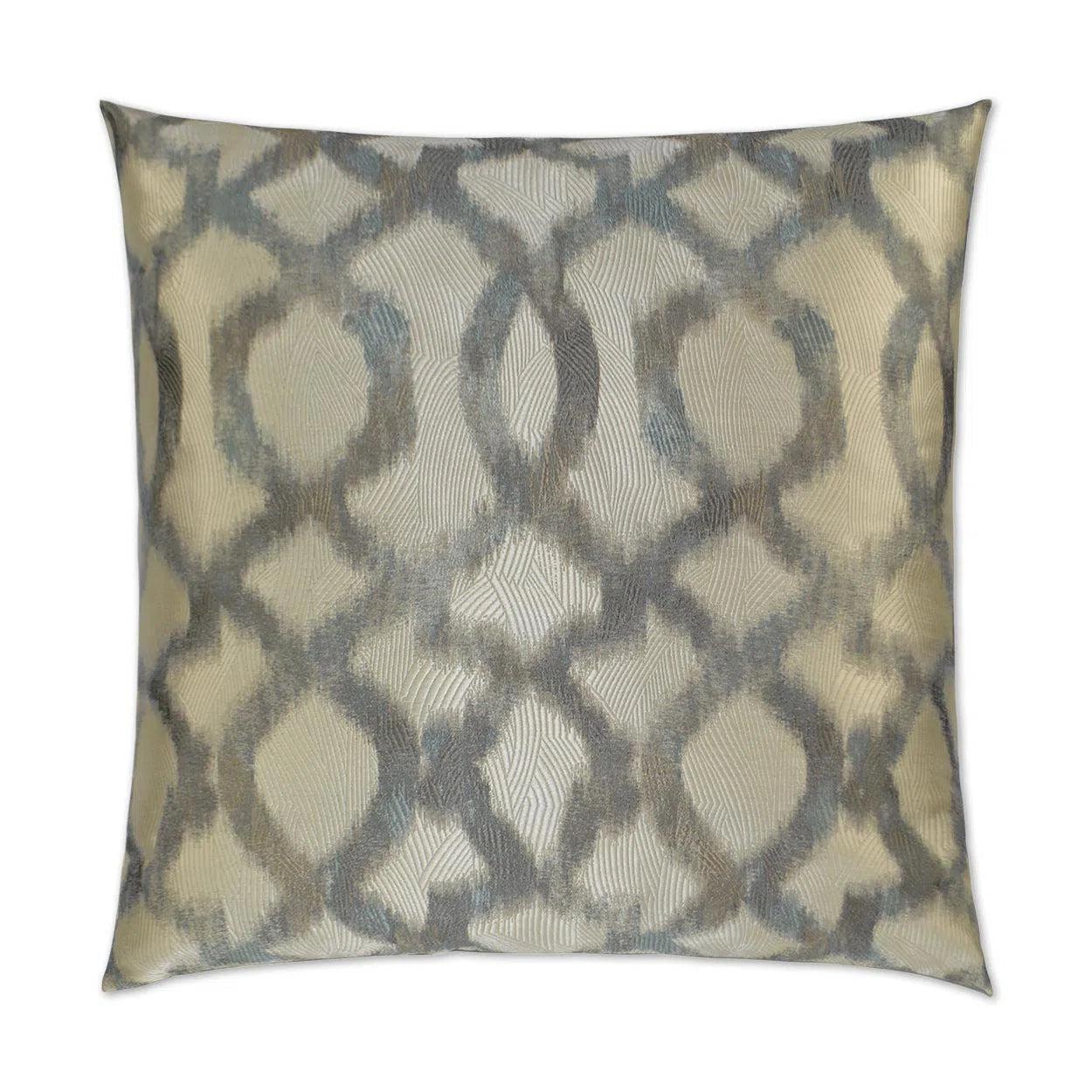 Faux Fresco Brown Throw Pillow With Insert