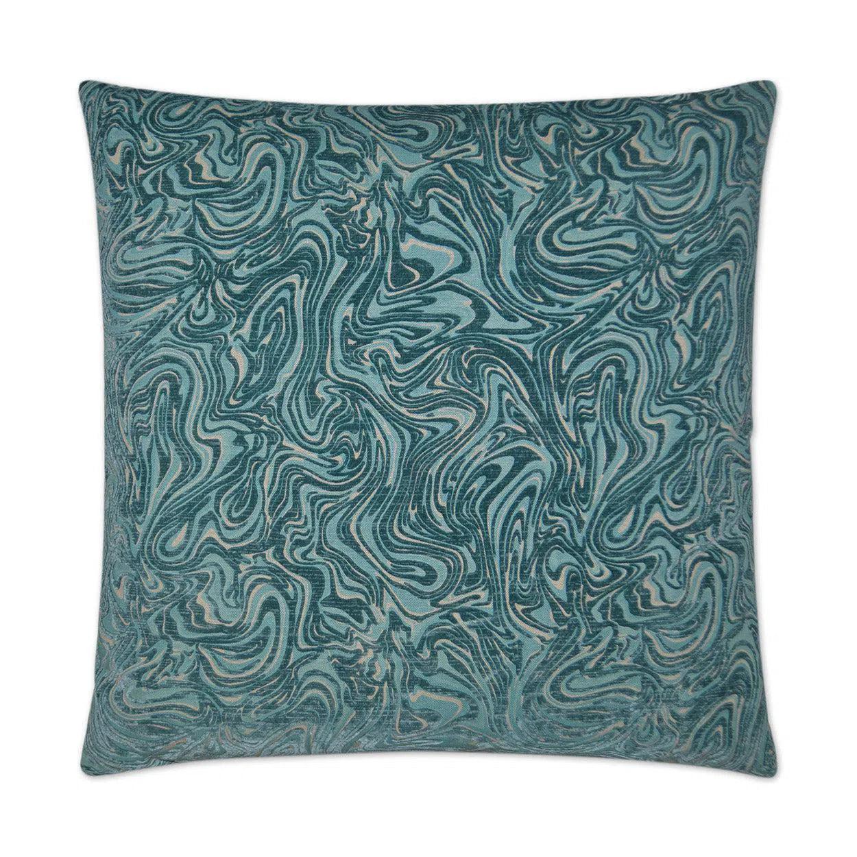 Florentina Turquoise Throw Pillow With Insert