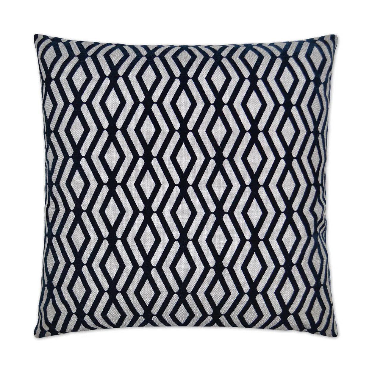 Fulcrum Navy Blue Throw Pillow With Insert