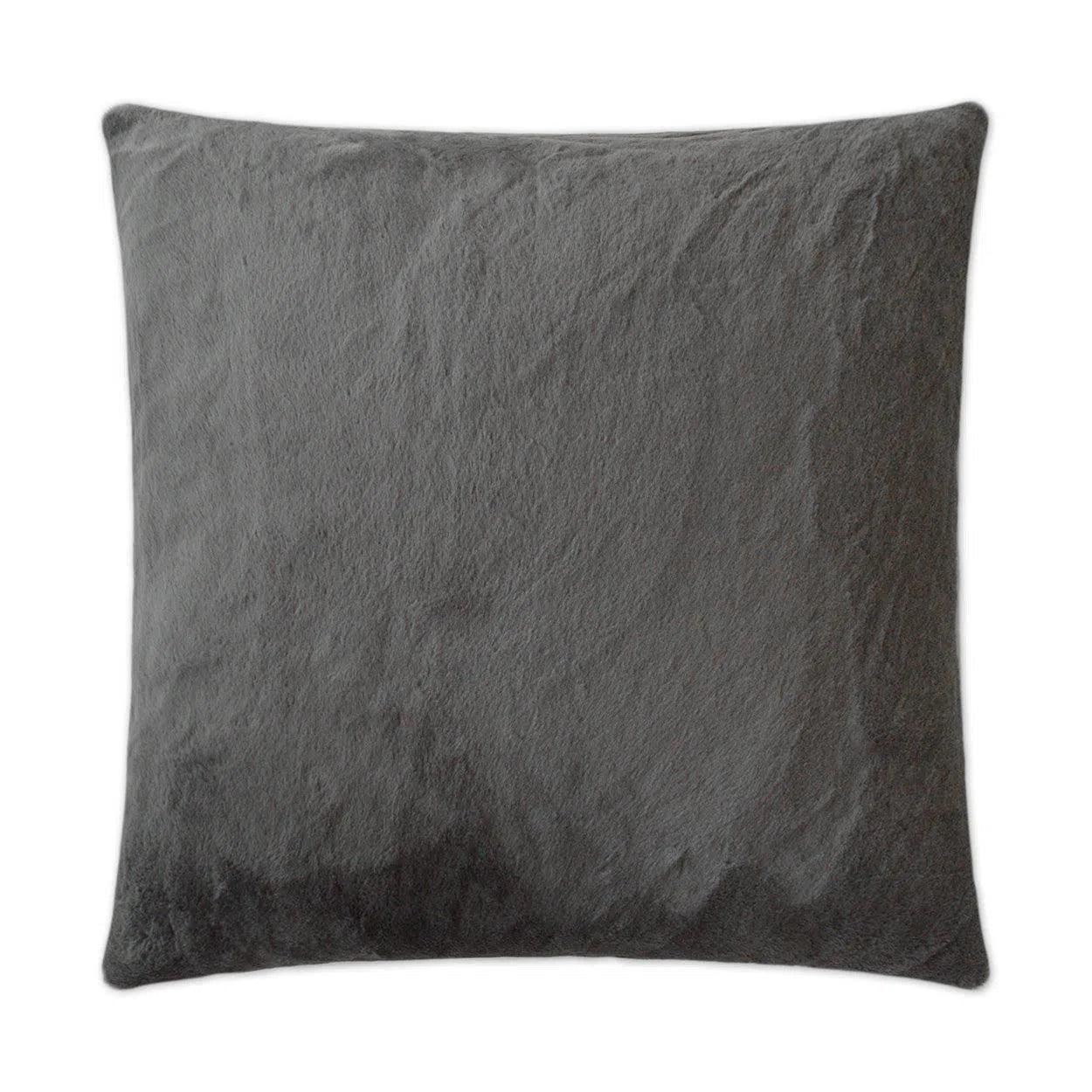 Furocious Steel Grey Throw Pillow With Insert