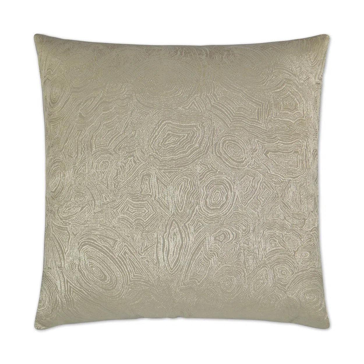 Gatsby Champagne Brown Throw Pillow With Insert