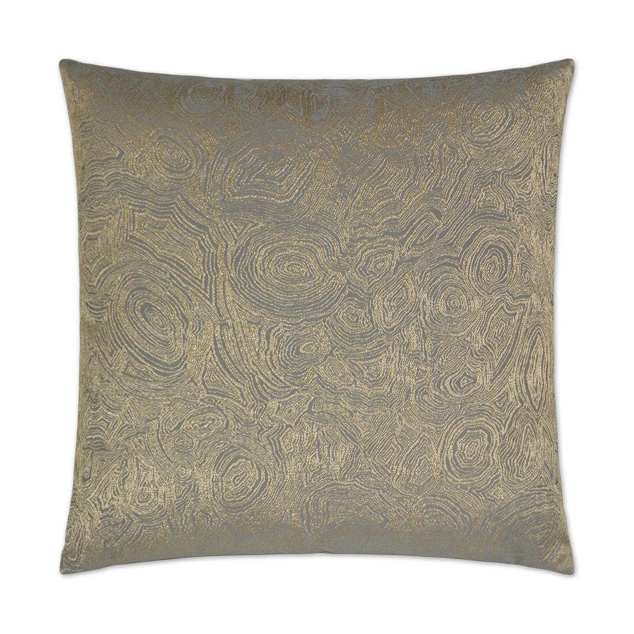 Gatsby Taupe Throw Pillow With Insert