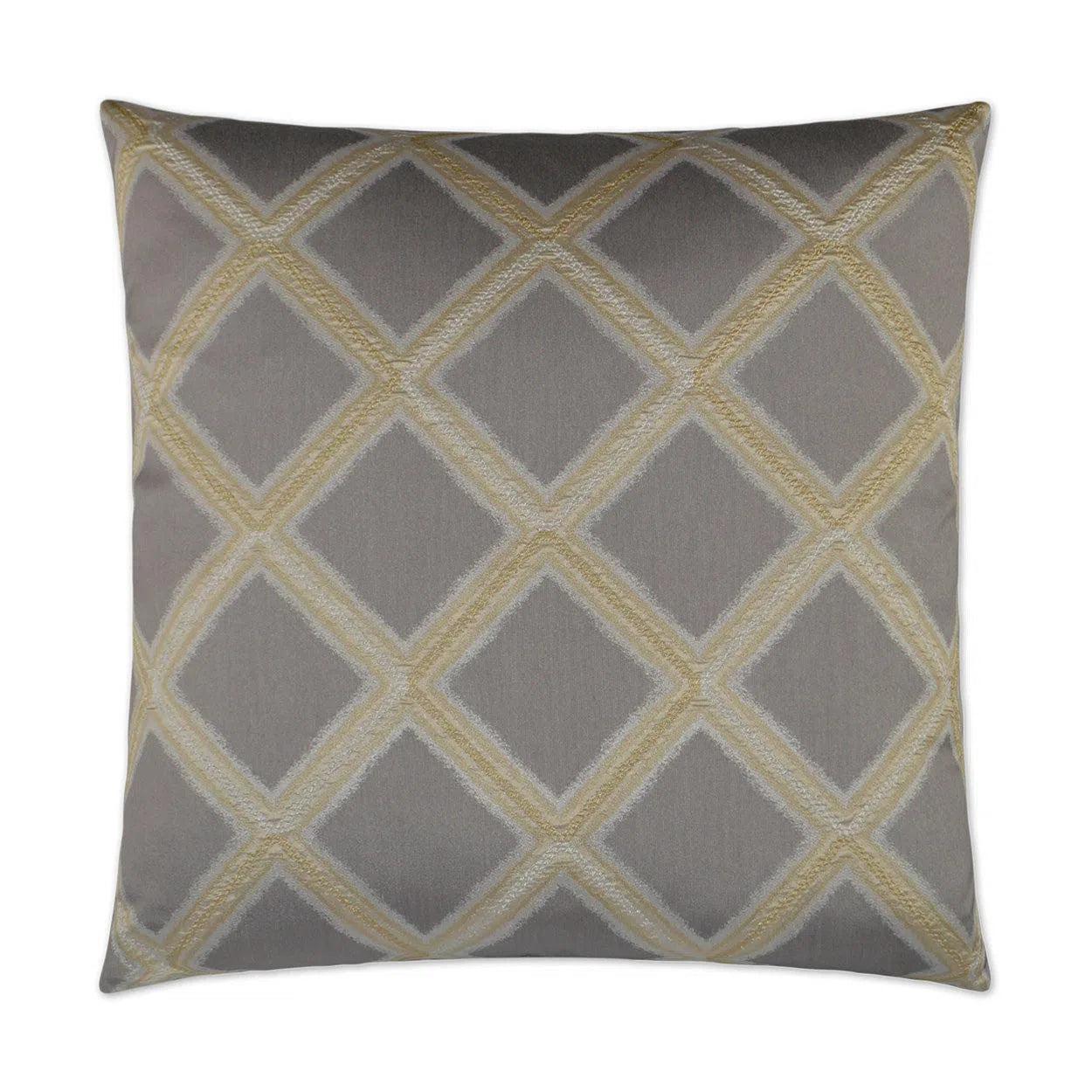 Hekla Patina Grey Throw Pillow With Insert