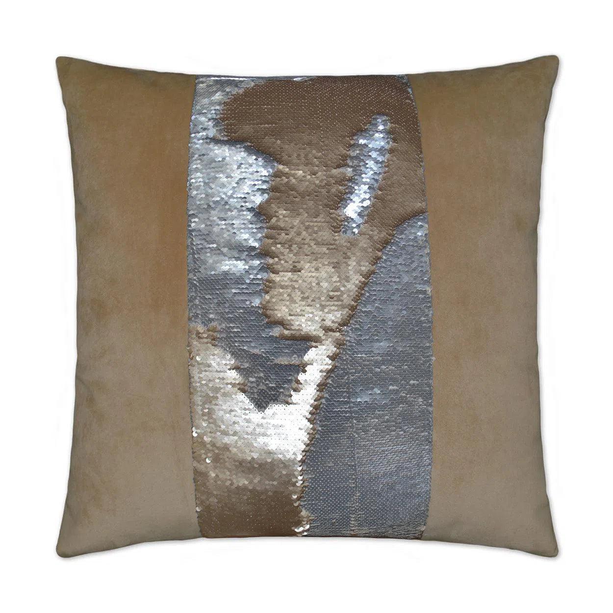 Hylee II Light Brown Throw Pillow With Insert