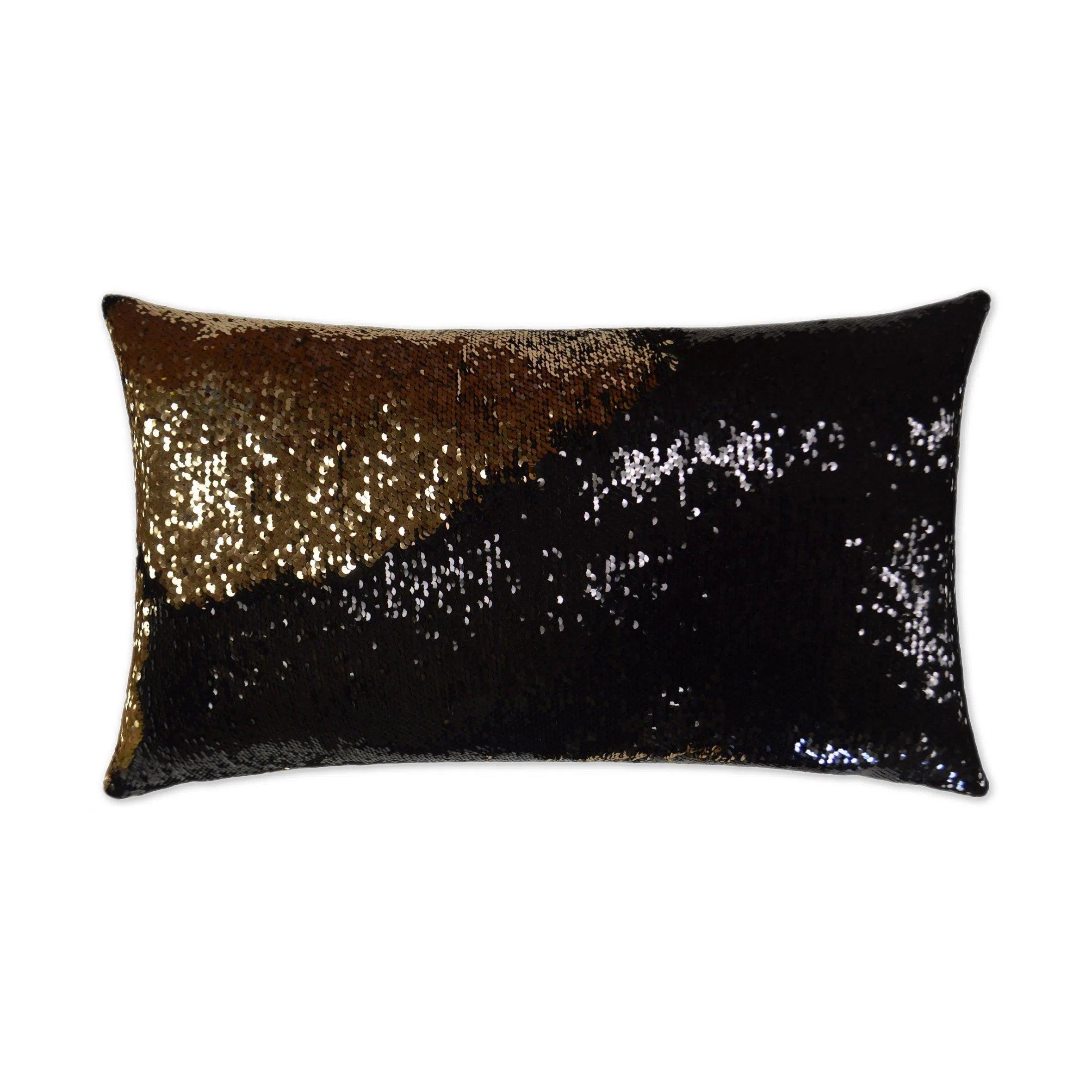 Hylee Lumbar Gold Throw Pillow With Insert