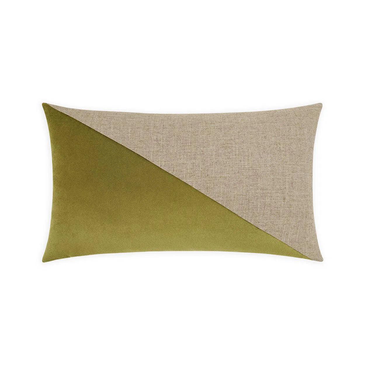 Jefferson Lumbar Aloe Green Throw Pillow With Insert