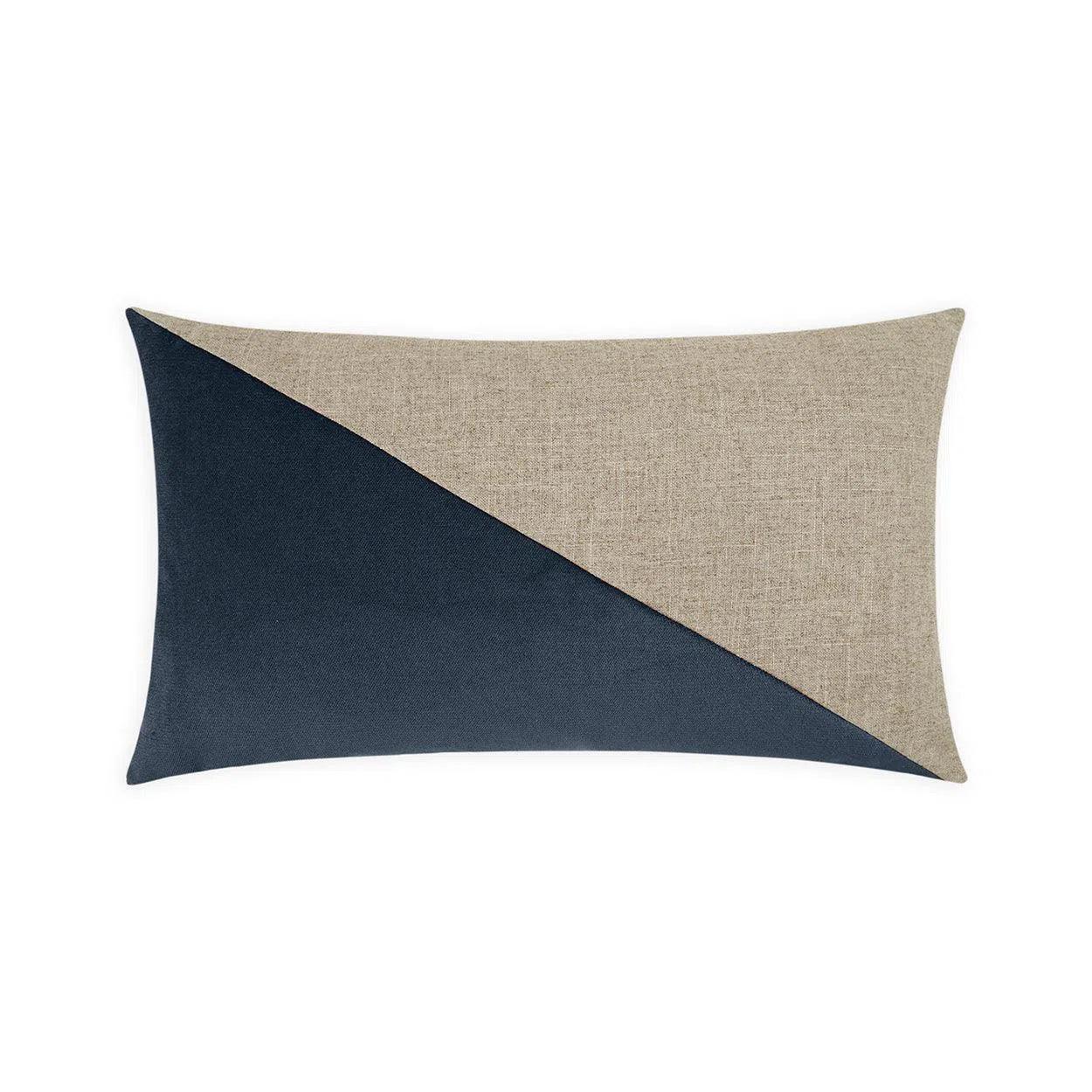 Jefferson Lumbar Azure Blue Throw Pillow With Insert