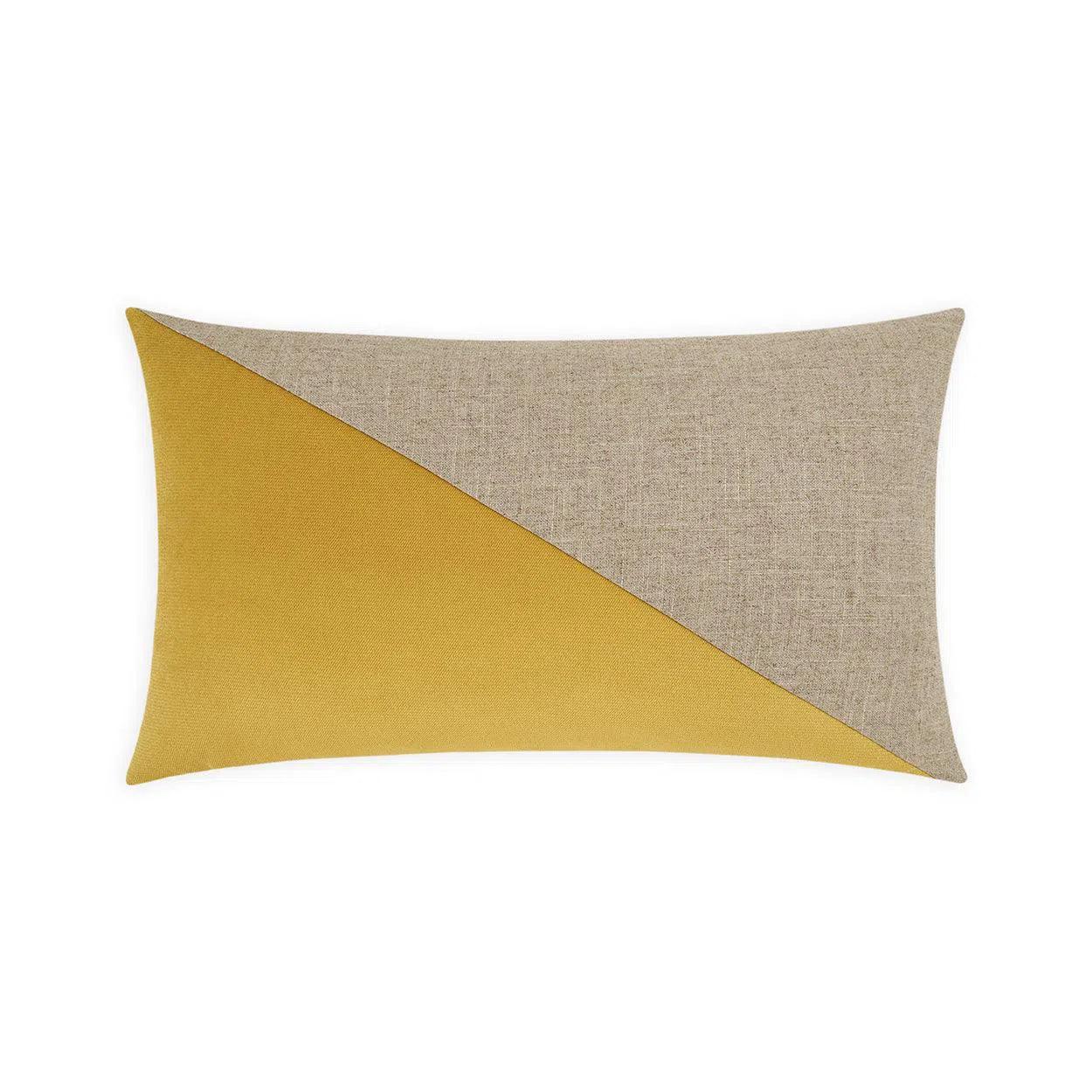 Jefferson Lumbar Curry Yellow Throw Pillow With Insert