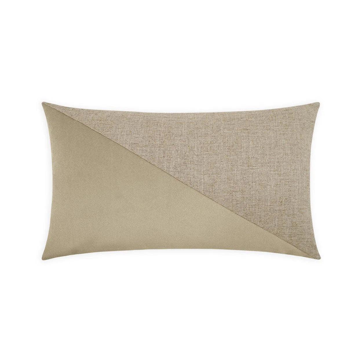 Jefferson Lumbar Linen Brown Throw Pillow With Insert