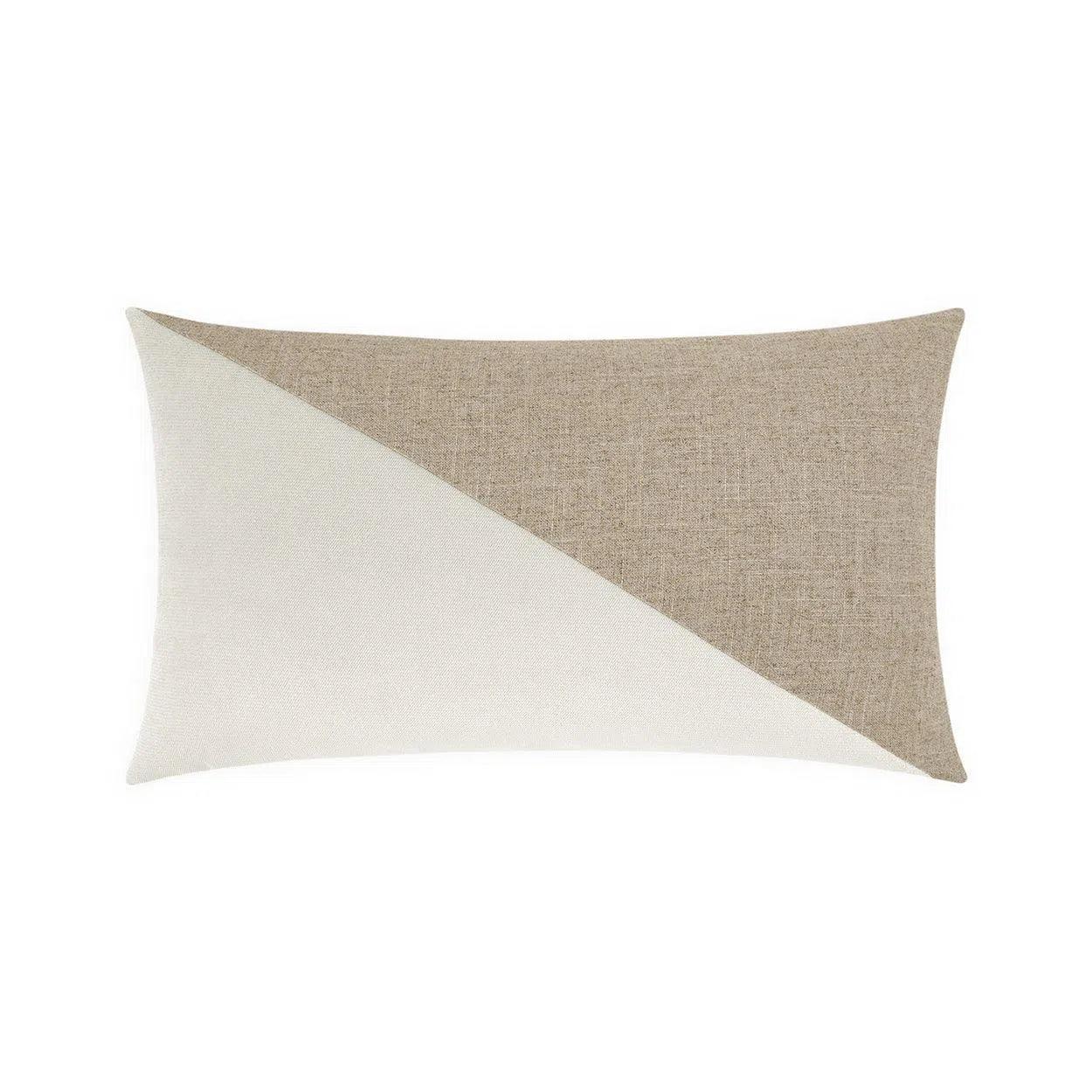 Jefferson Lumbar Marshmallow White Throw Pillow With Insert