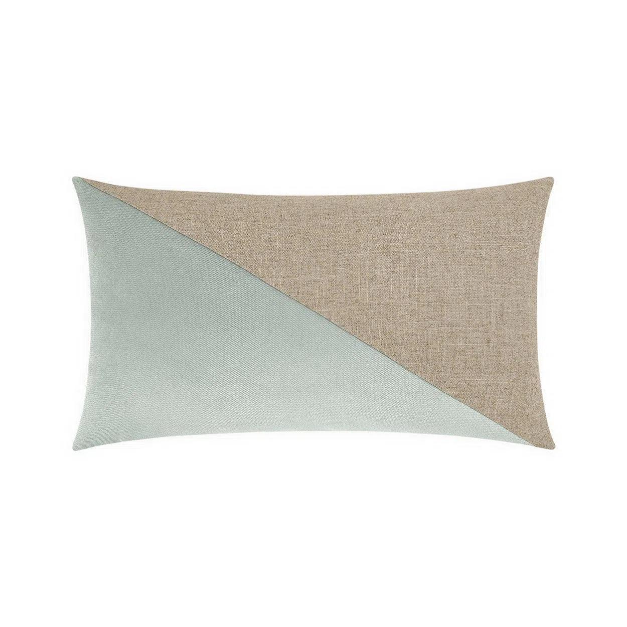 Jefferson Lumbar Mist Grey Throw Pillow With Insert