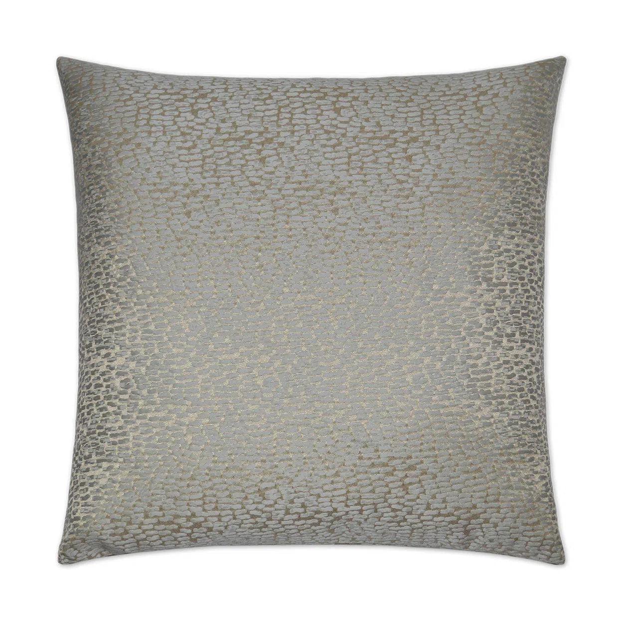 Joy Mist Grey Throw Pillow With Insert