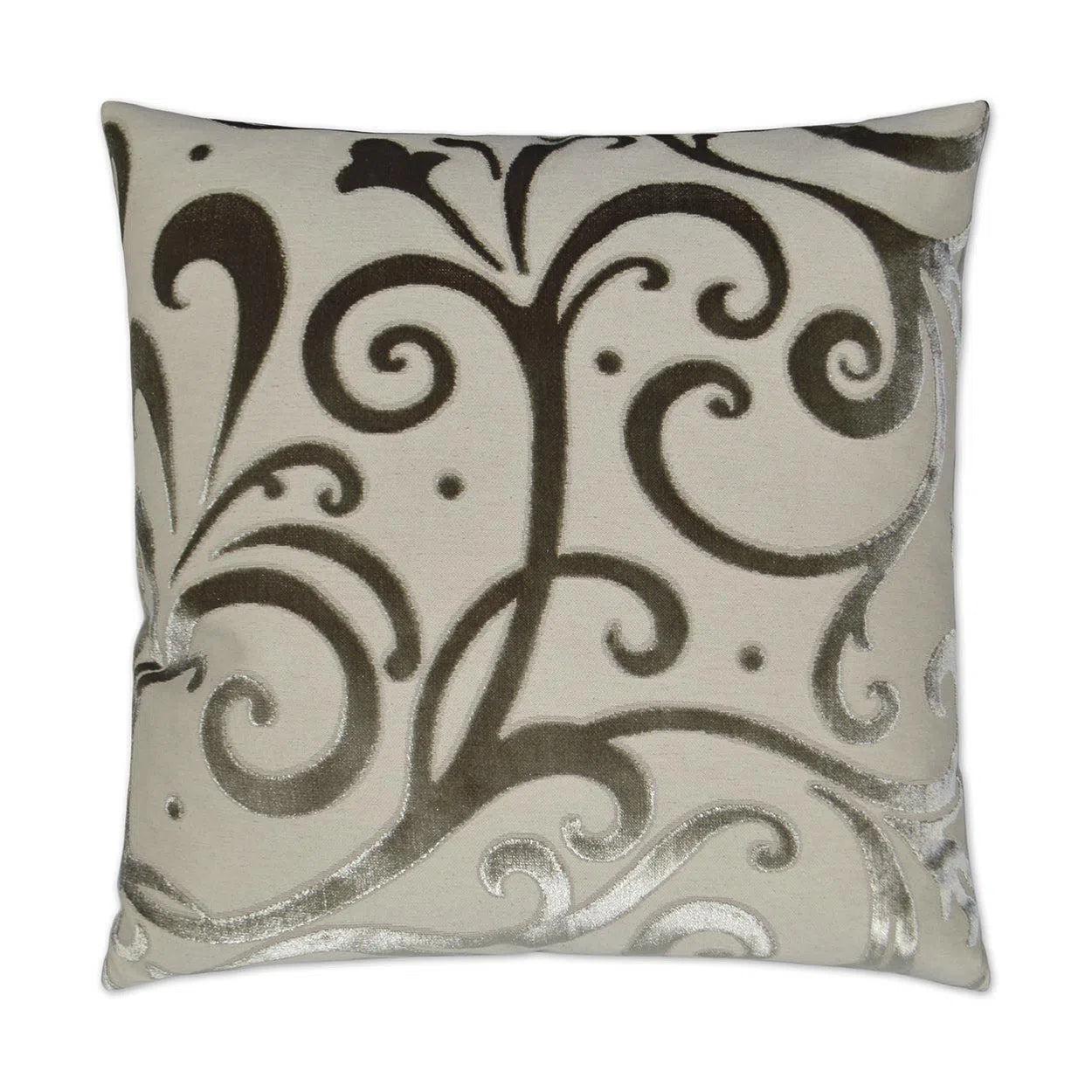 Jubilee Driftwood Brown Throw Pillow With Insert