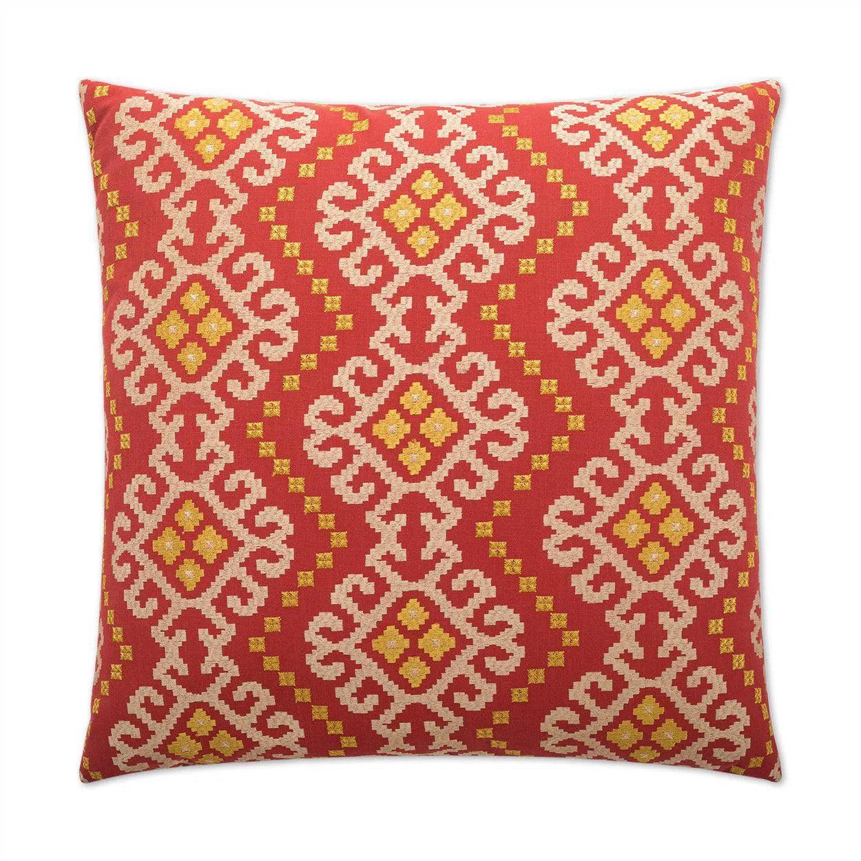 Kurta Red Throw Pillow With Insert