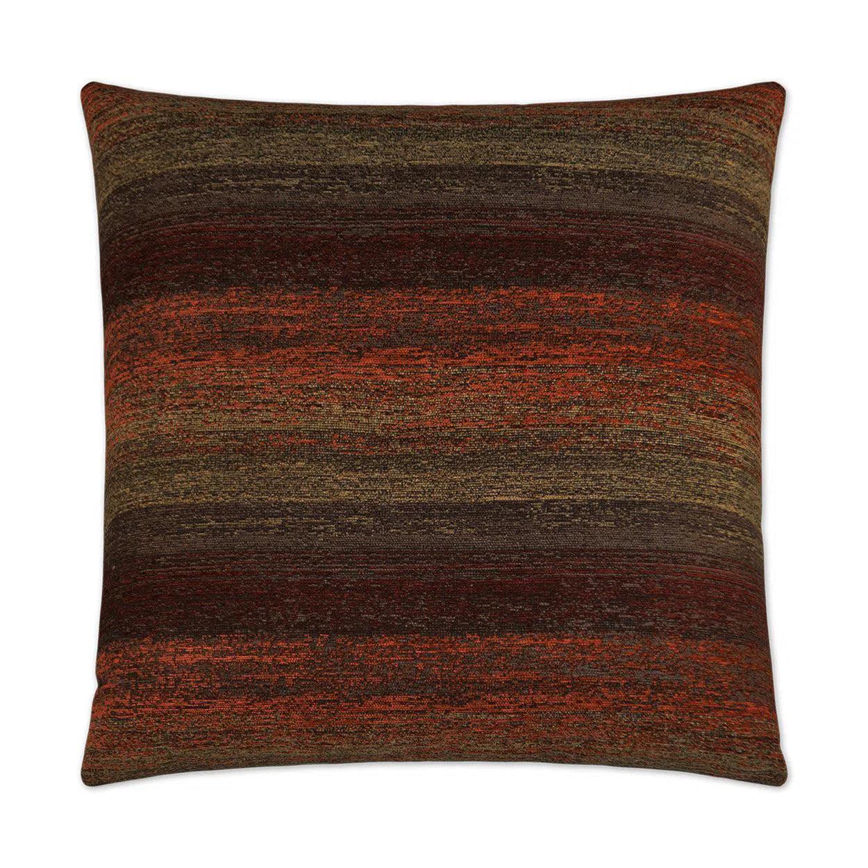 Landscape Spice Red Throw Pillow With Insert