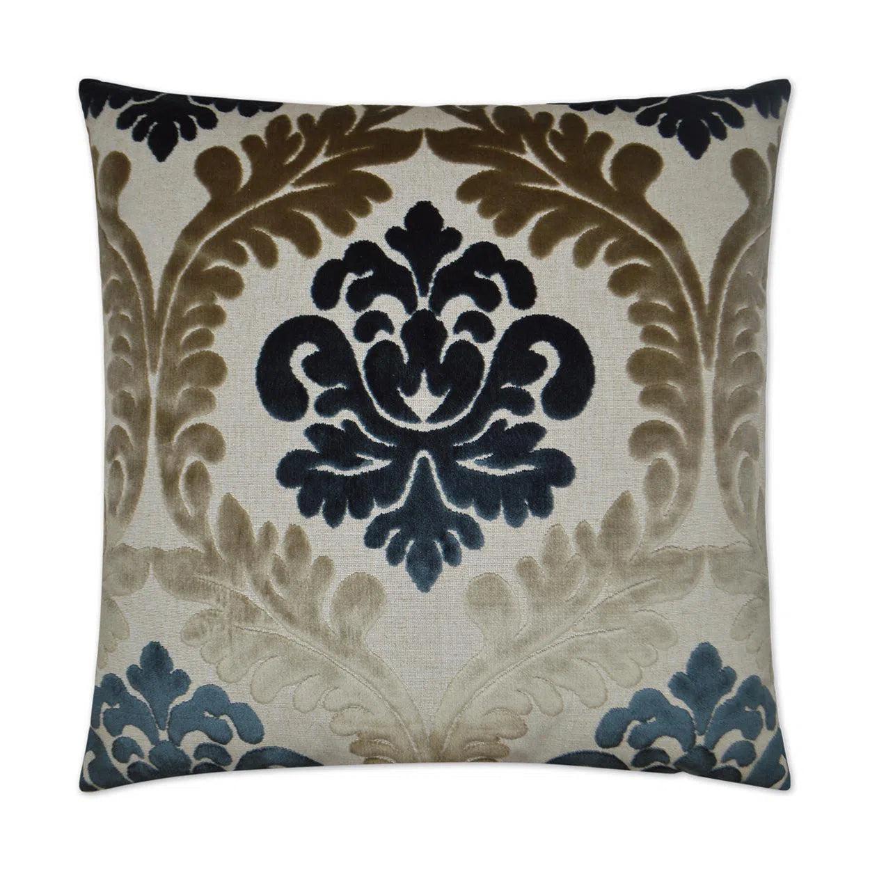 Madeleine Blue Throw Pillow With Insert