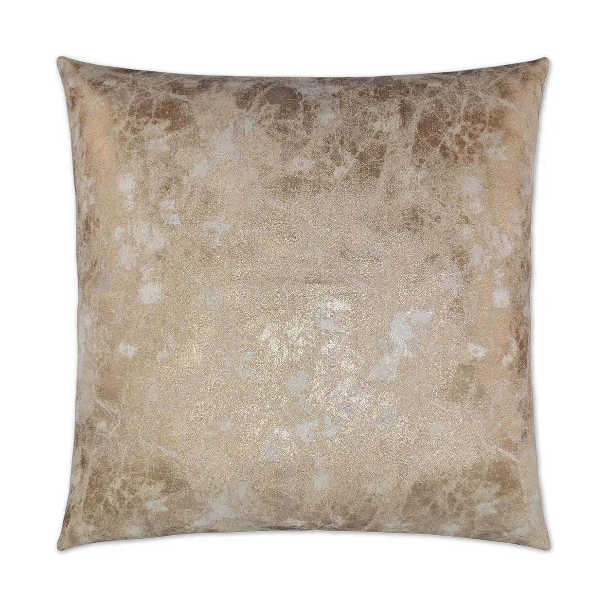 Marble Brown Throw Pillow With Insert