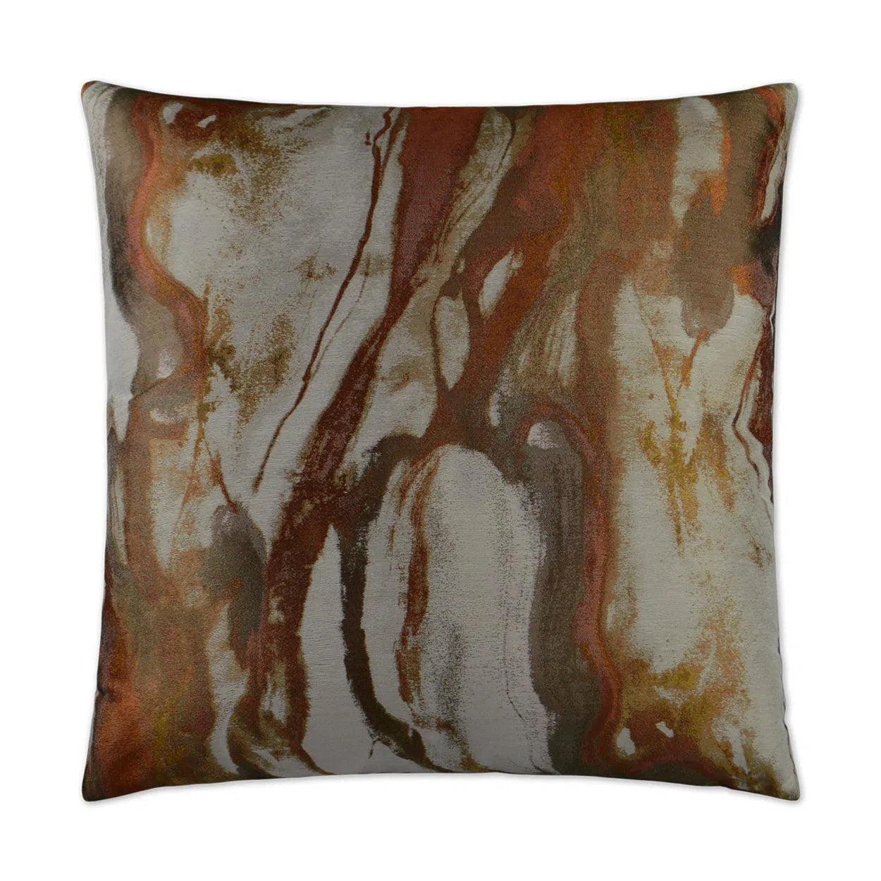 Marvella Tiger's Eye Brown Throw Pillow With Insert