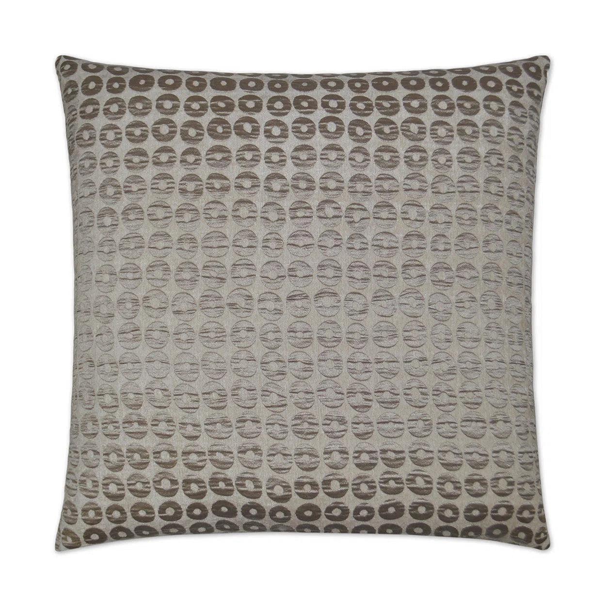 Mirabelle Taupe Throw Pillow With Insert