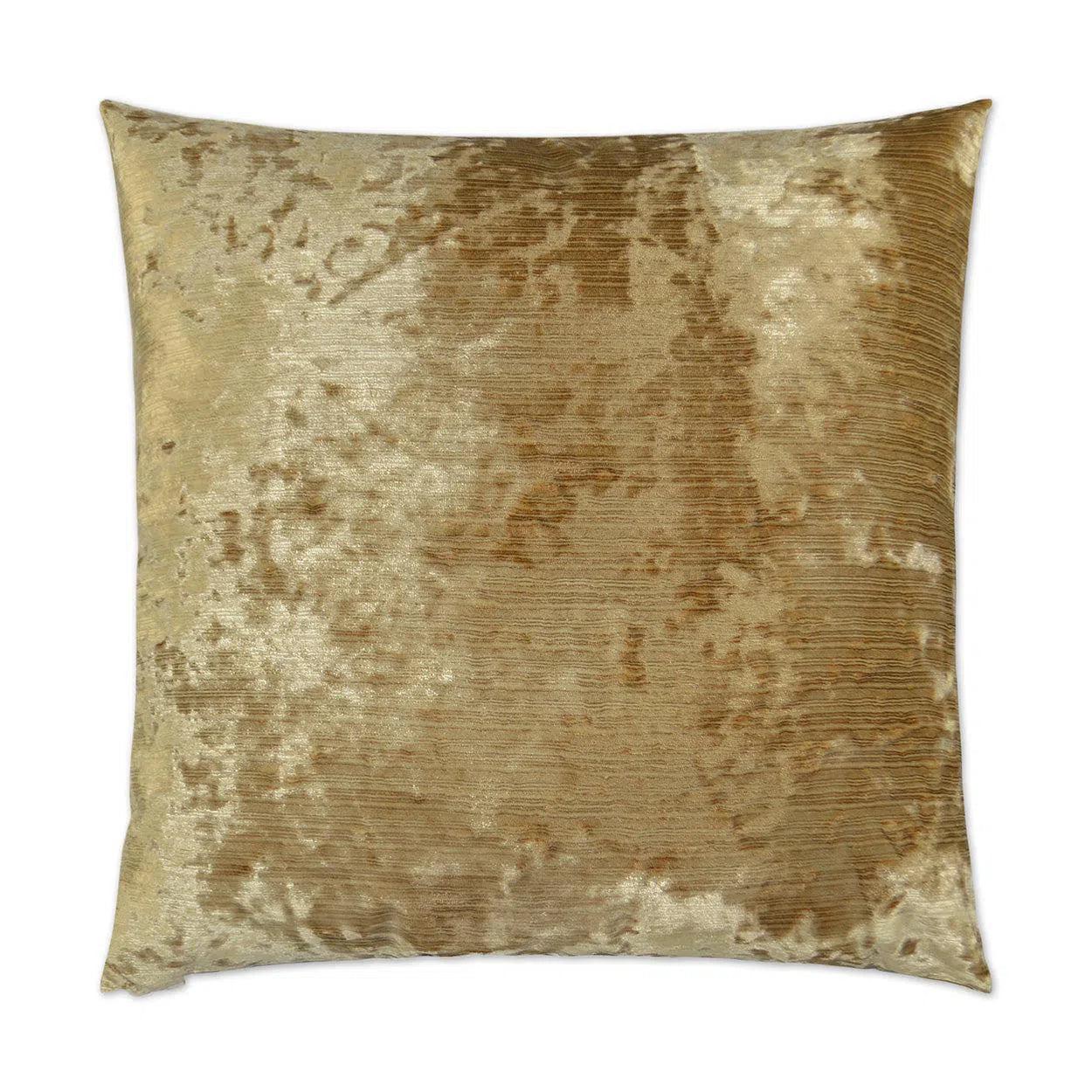 Miranda Gold Throw Pillow With Insert