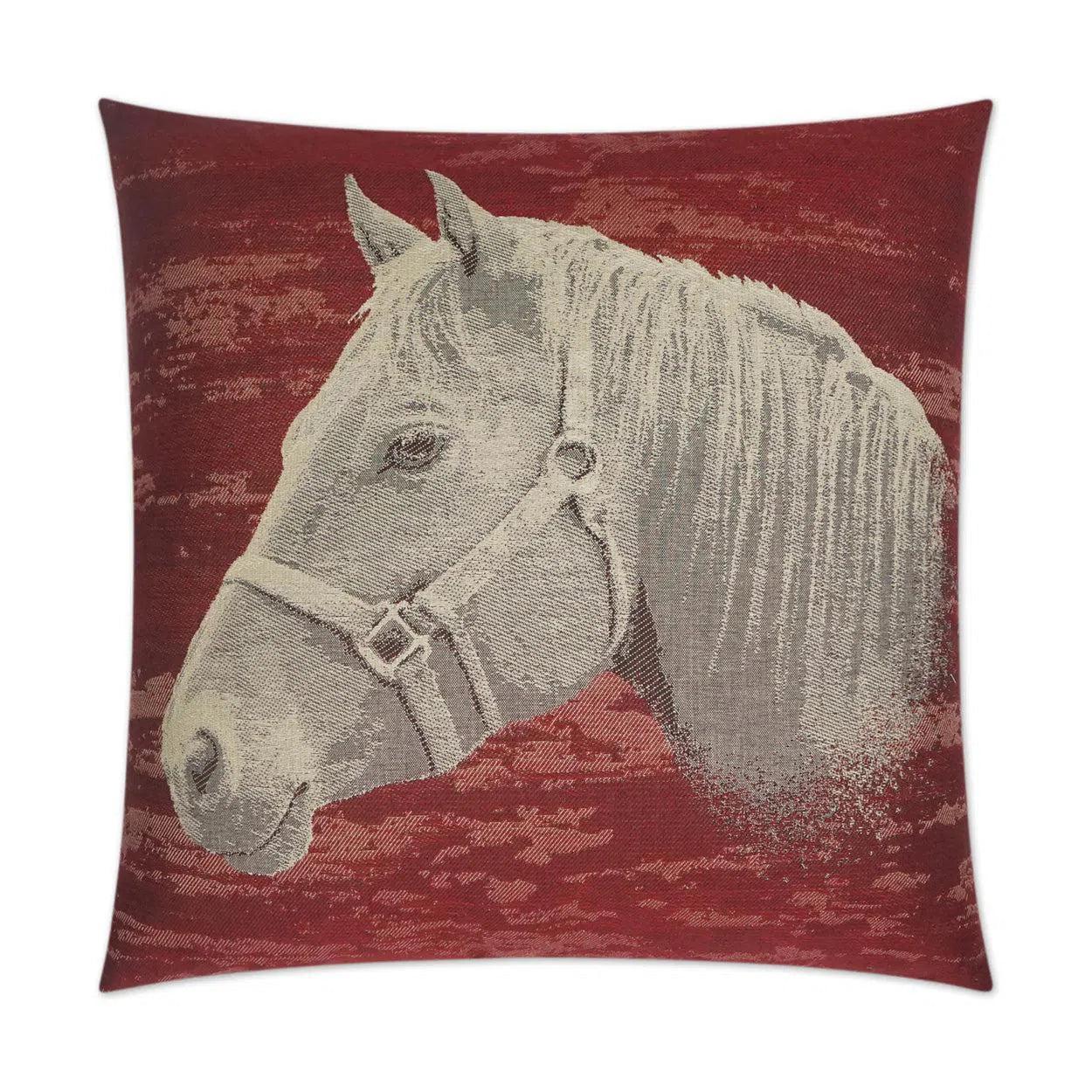 Mister Ed Red Throw Pillow With Insert