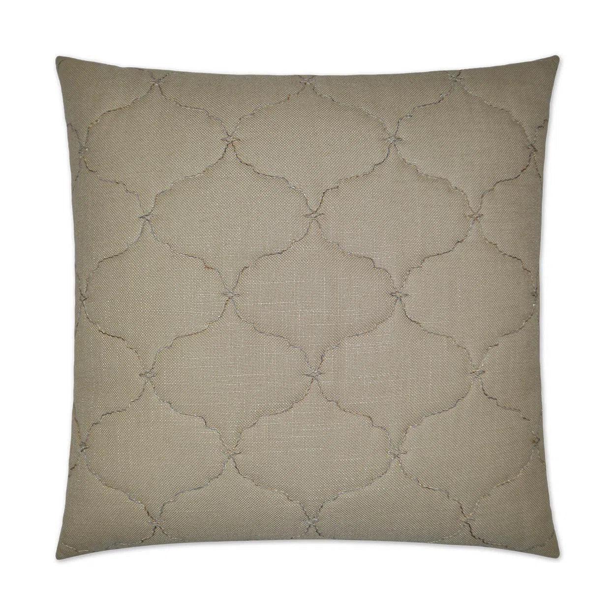 Muffett Sand Brown Throw Pillow With Insert