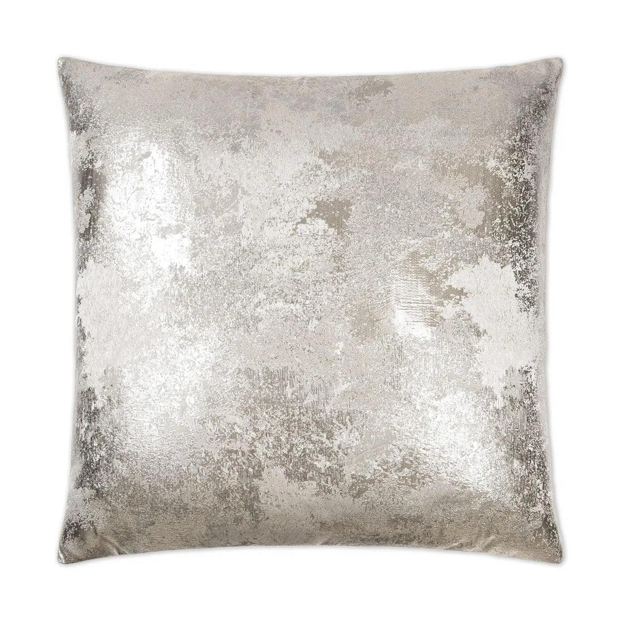 Nikko Silver Throw Pillow With Insert