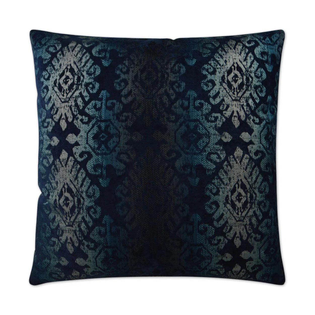 Nina Indigo Blue Throw Pillow With Insert