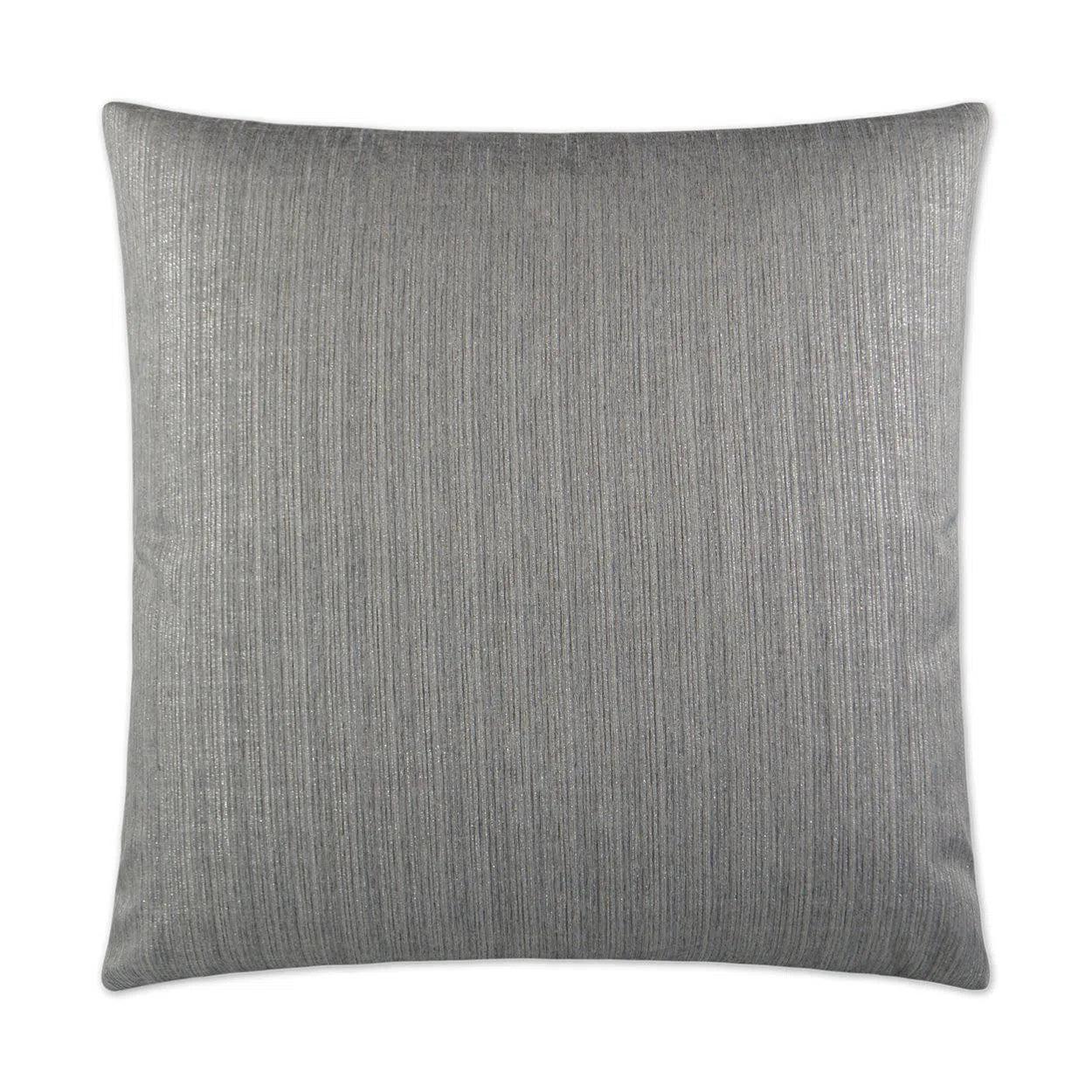 Ninon Silver Grey Throw Pillow With Insert