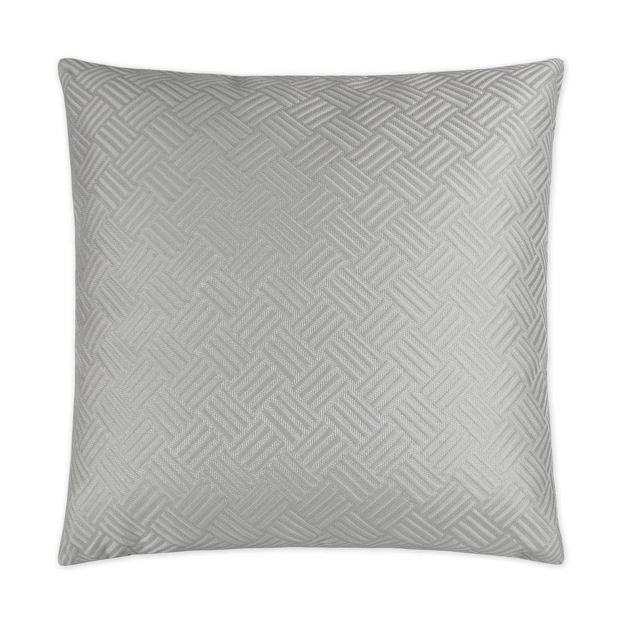 Open Door Platinum Grey Throw Pillow With Insert