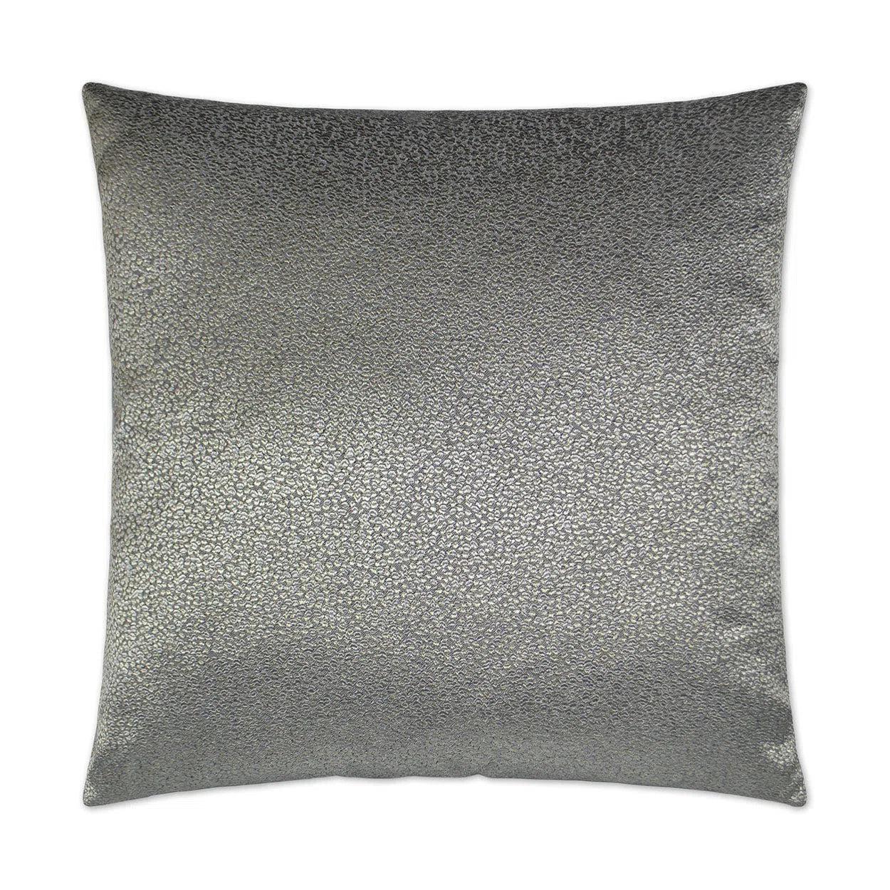 Pebble Rebel Graphite Grey Throw Pillow With Insert