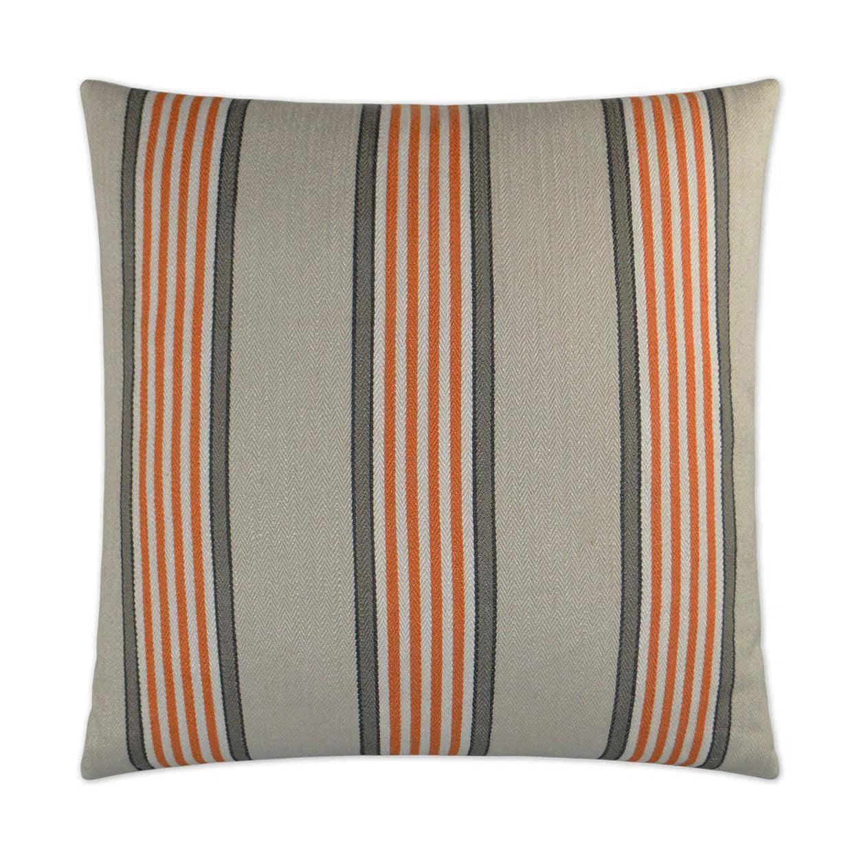 Pennington Orange Throw Pillow With Insert