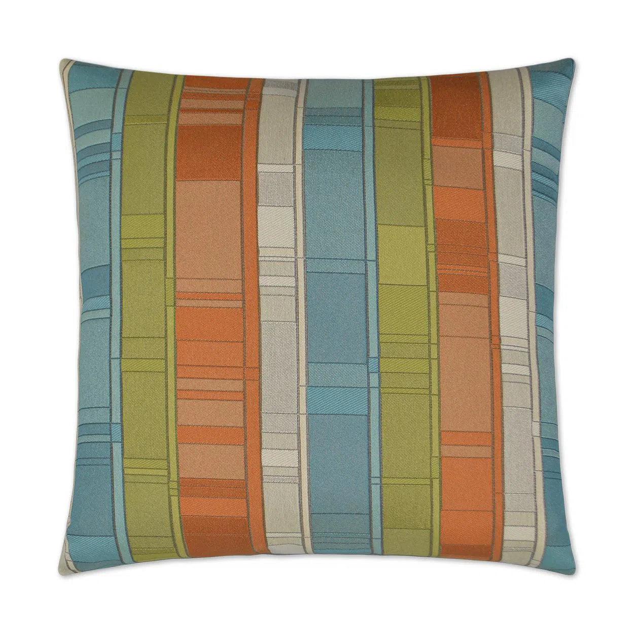 Plaid Land Catalina Multi Color Throw Pillow With Insert