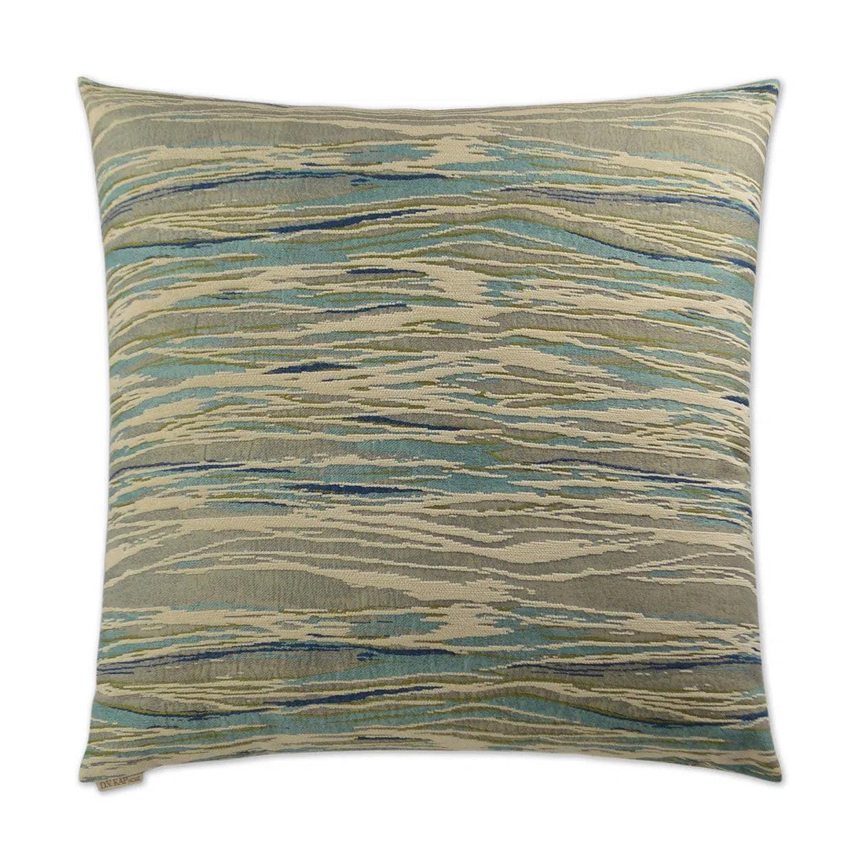 Rapport Ocean Blue Throw Pillow With Insert