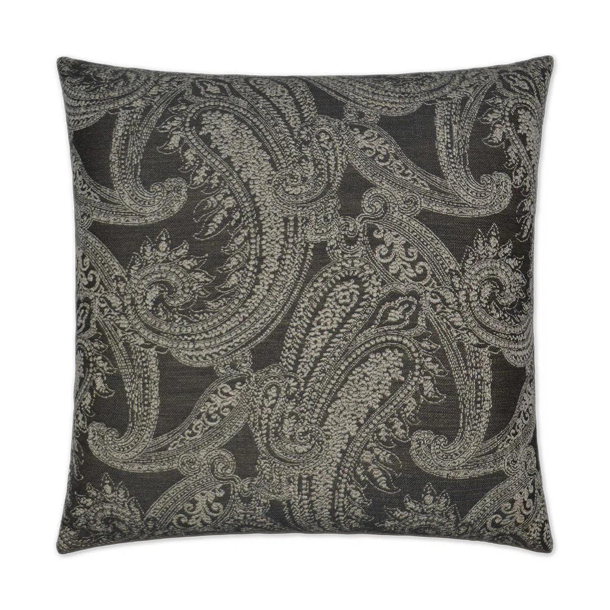 Ravel Grey Throw Pillow With Insert