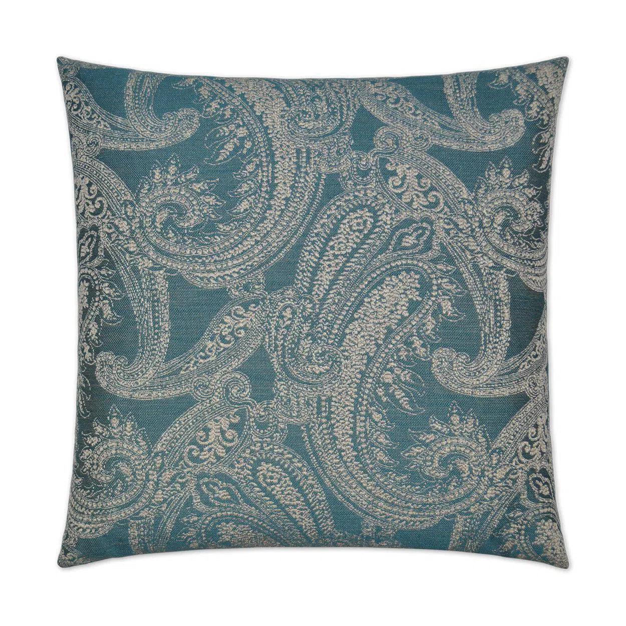 Ravel Turquoise Throw Pillow With Insert