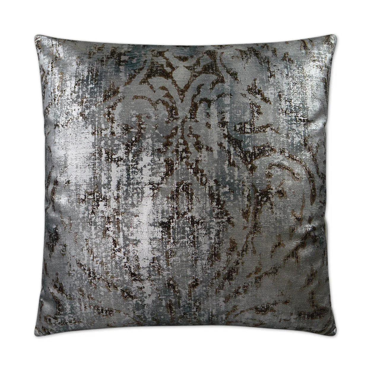 Rebel Storm Grey Throw Pillow With Insert