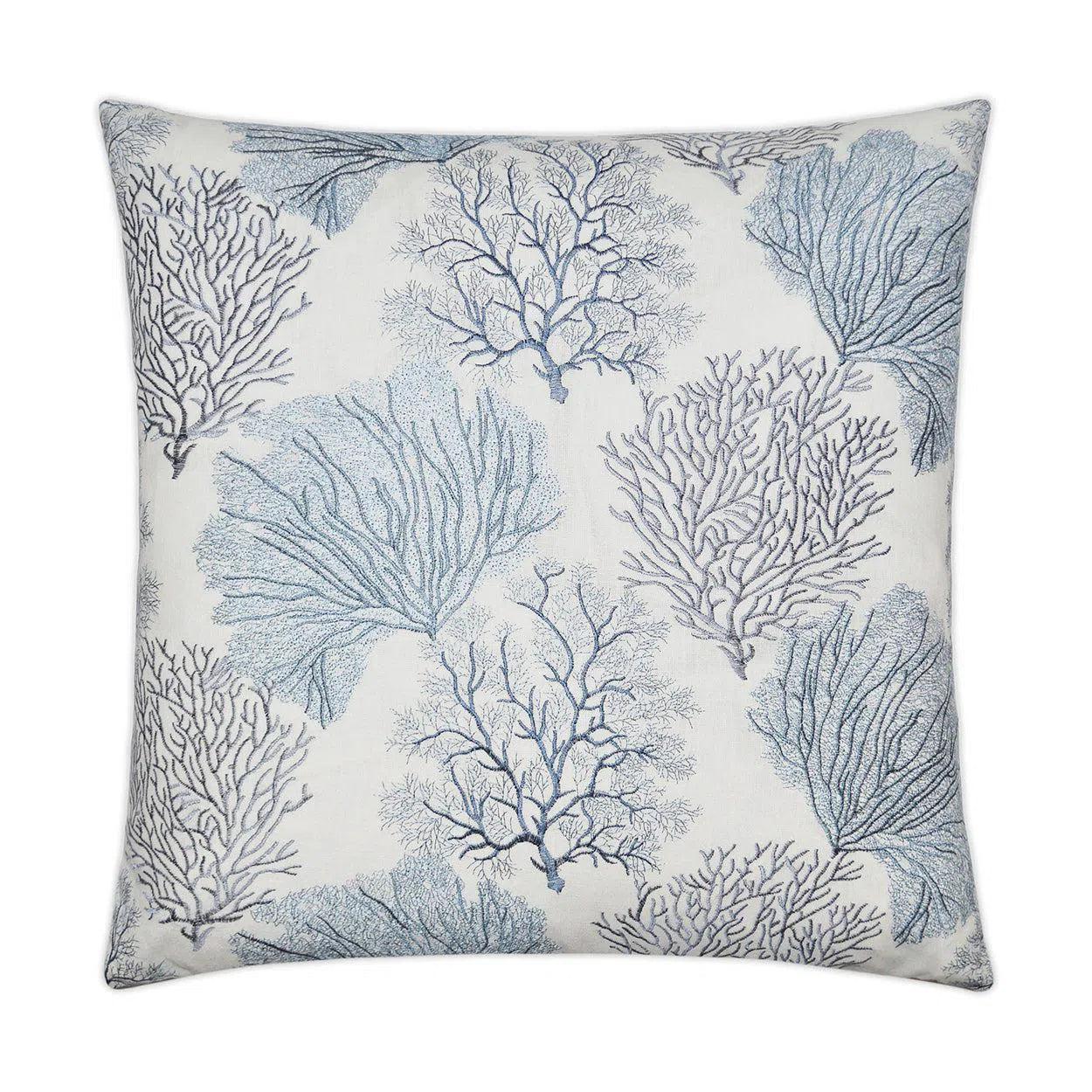 Safe Harbor Blue Throw Pillow With Insert