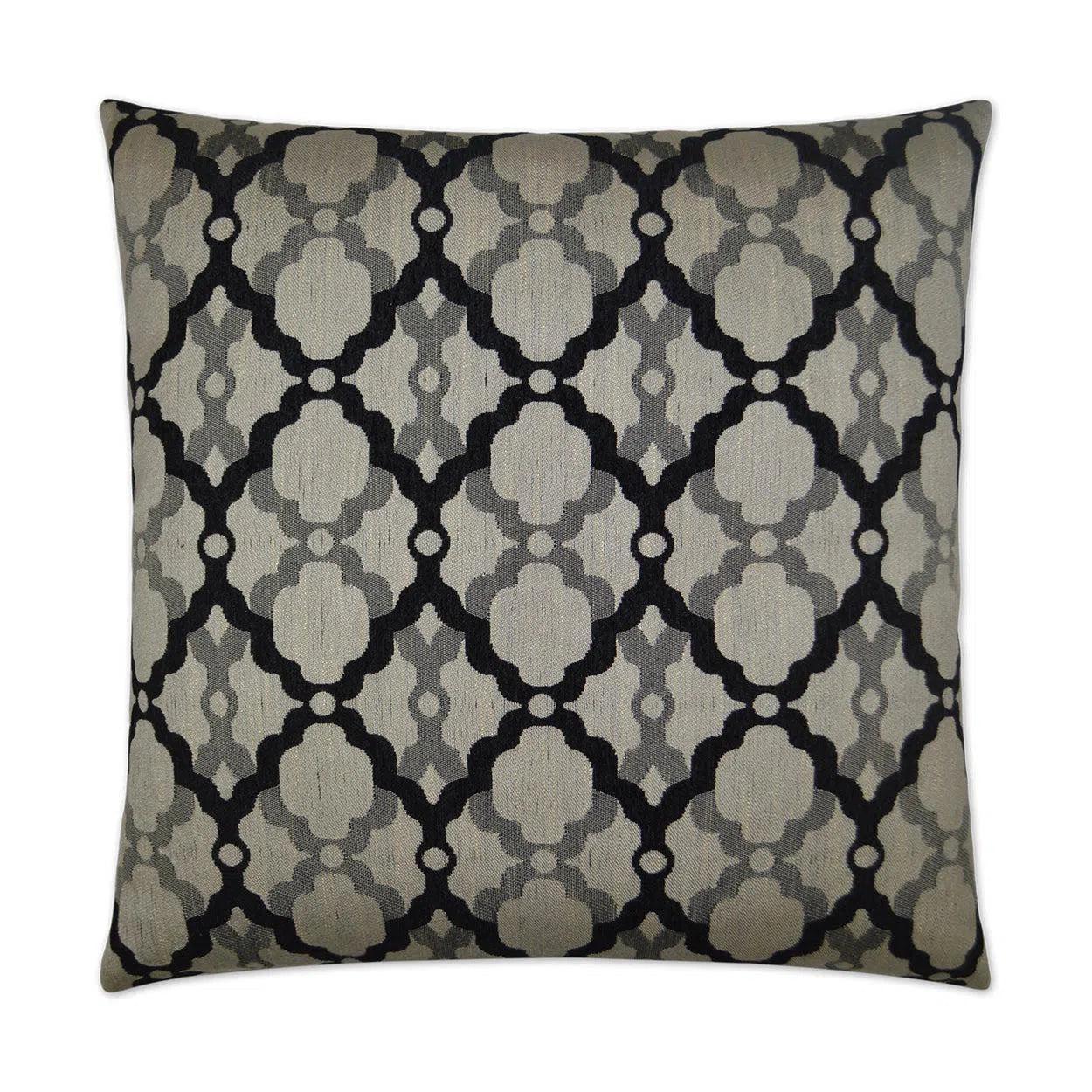 Sierra Black Throw Pillow With Insert